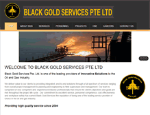 Tablet Screenshot of blackgoldservices.net